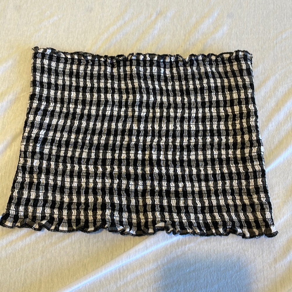 Brandy Melville Checkered Tube Top